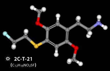 2C-T-21 Molecule