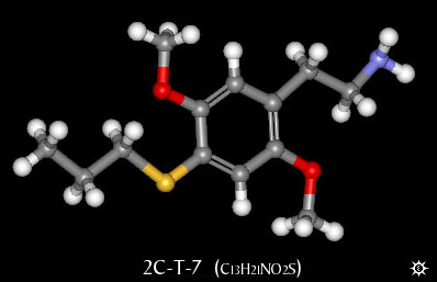 2C-T-7 Molecule