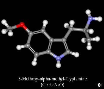 5-MeO-AMT Molecule