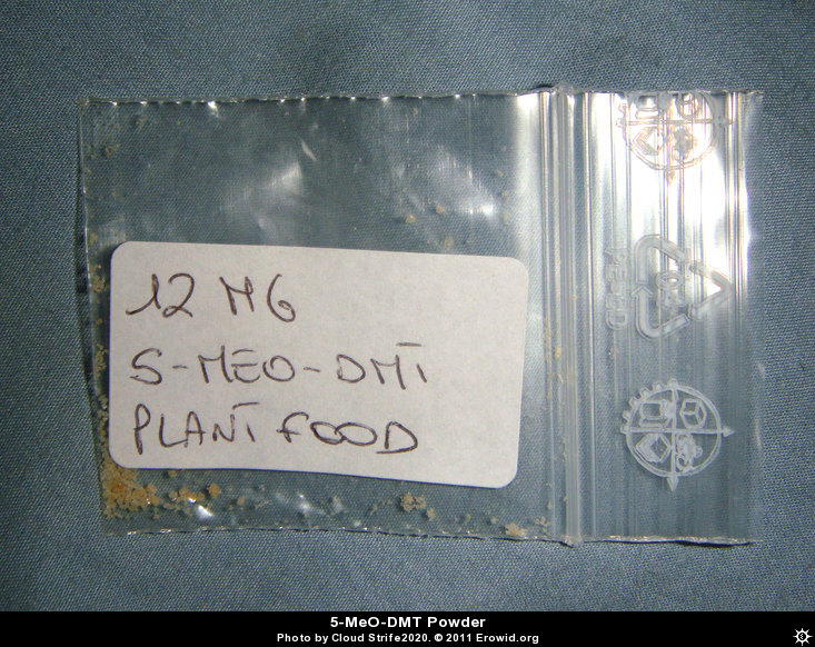 Erowid Chemicals Vaults : Images : 5-meo-dmt powder i2010e0033_disp.