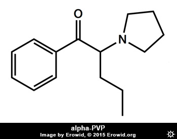alpha-PVP Molecule