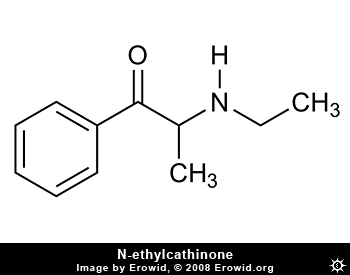 Ethylcathinone Molecule