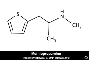 Methiopropamine 2D Molecule