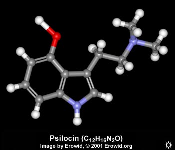 3D Psilocin Molecule